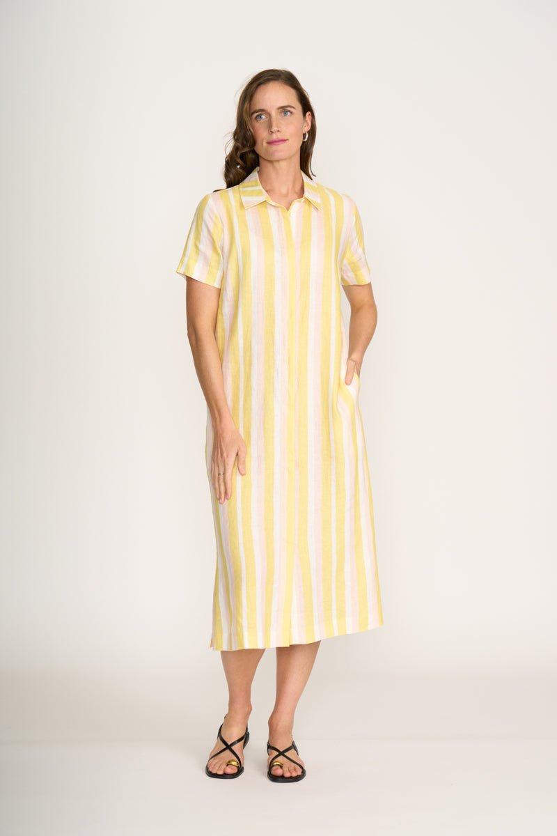 Shop FOIL Advanced Interaction Linen Dress - FOIL