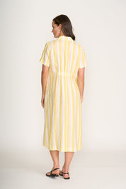 Shop FOIL Advanced Interaction Linen Dress - FOIL