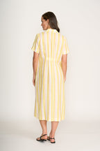 Shop FOIL Advanced Interaction Linen Dress - FOIL