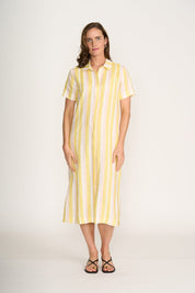 Shop FOIL Advanced Interaction Linen Dress - FOIL