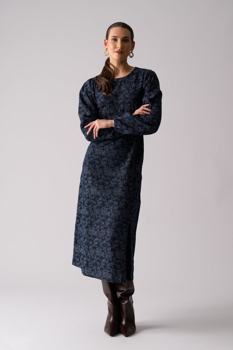 Shop Foil Blue Lady Dress FO8443 - FOIL