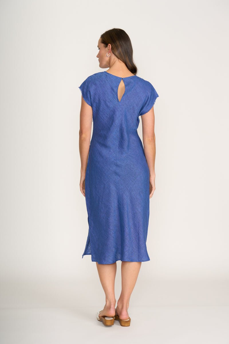 Shop Foil Cutting Edge Linen Dress - FOIL