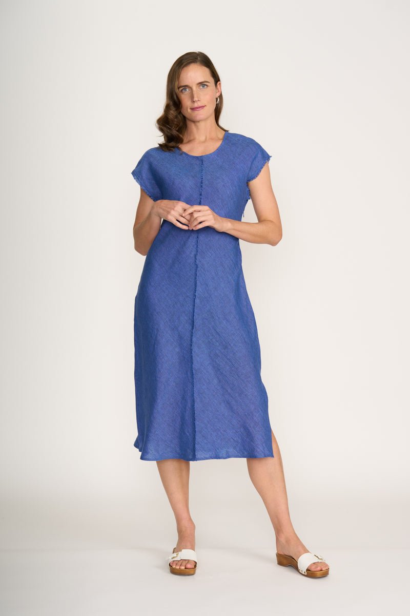 Shop Foil Cutting Edge Linen Dress - FOIL