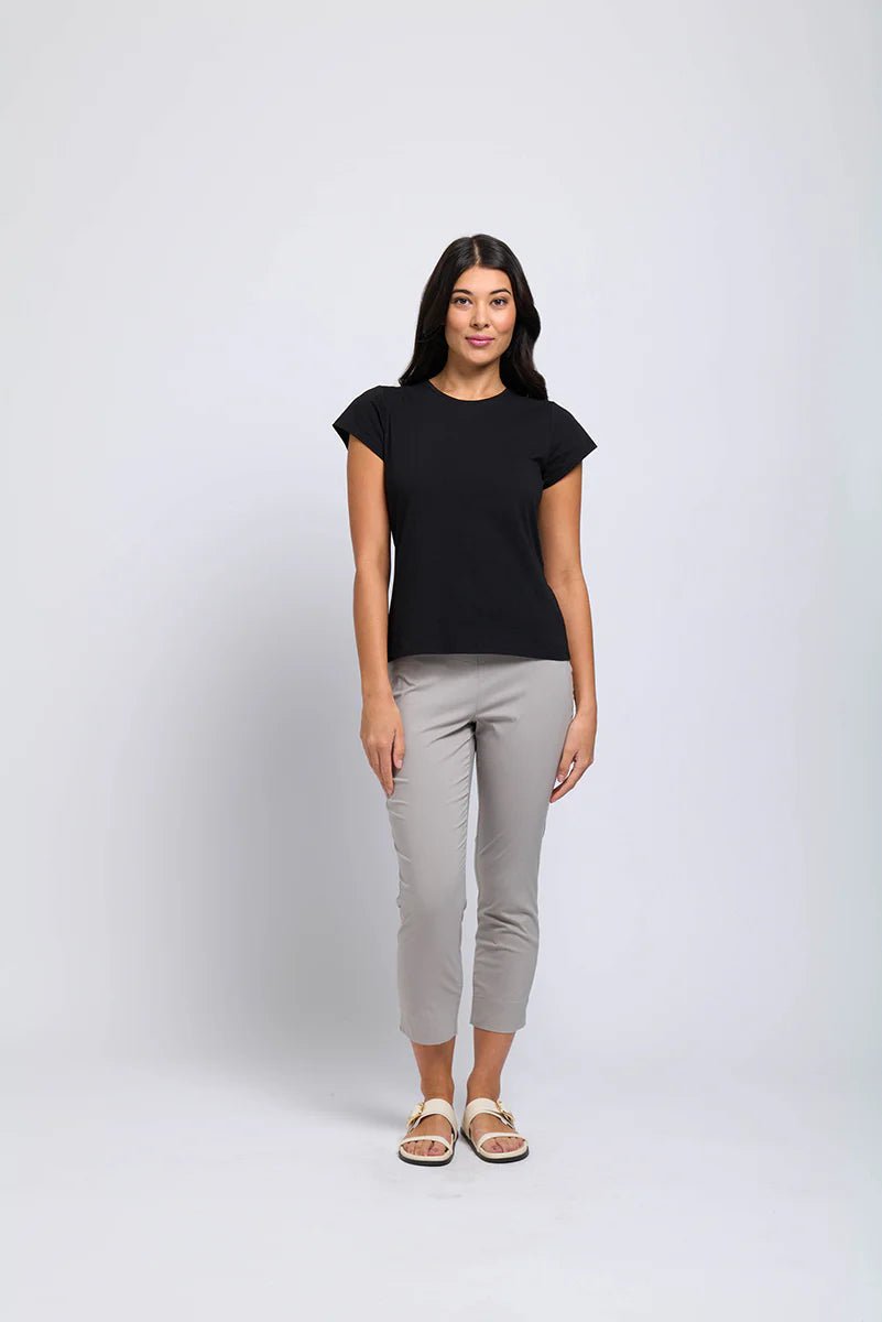 Shop FOIL Fuss Free 7/8 Taper Capri Trapeze Pant FO4901 - FOIL