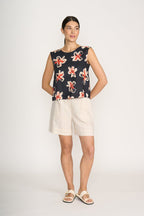 Shop FOIL Pull Together Linen Shorts - FOIL