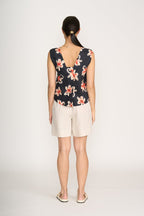 Shop FOIL Pull Together Linen Shorts - FOIL