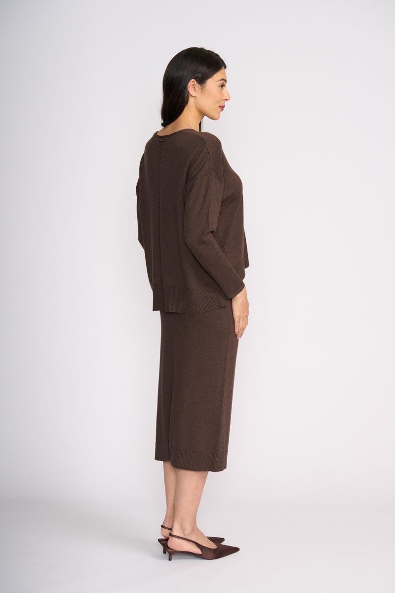 Shop Foil Set Play V Sweater - STELLA ROSE FASHIONS