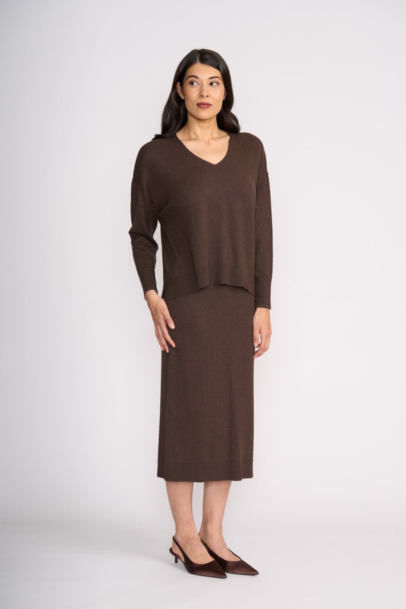 Shop Foil Set Play V Sweater - STELLA ROSE FASHIONS