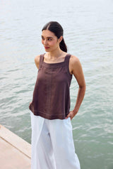 Foil Sew Into You Top FO8590 Cocoa