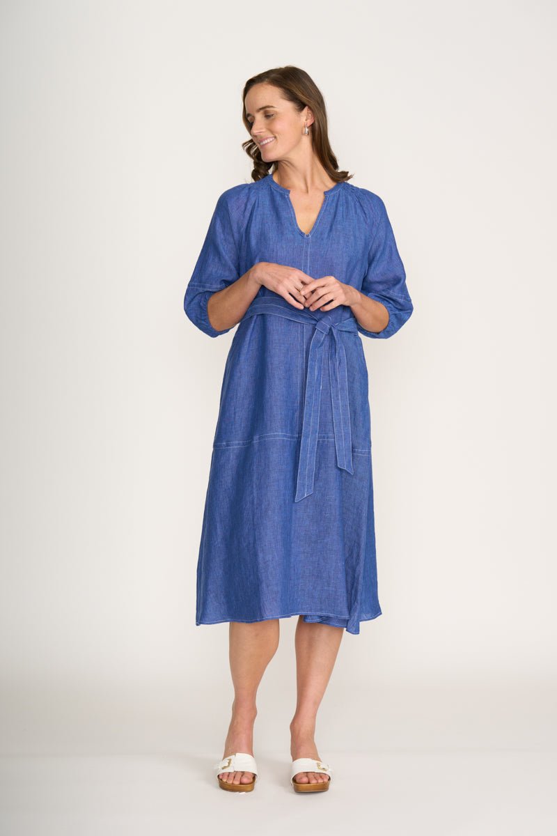 Shop FOIL Shout About Linen Dress - FOIL