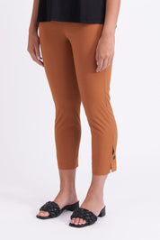 Shop Foil Smooth Sailing Taper Capri Trapeze Pant | Ginger Snap - Foil