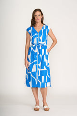 Foil You Little Zipper Dress