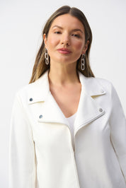 Shop Foiled Faux Suede Jacket - JOSEPH RIBKOFF