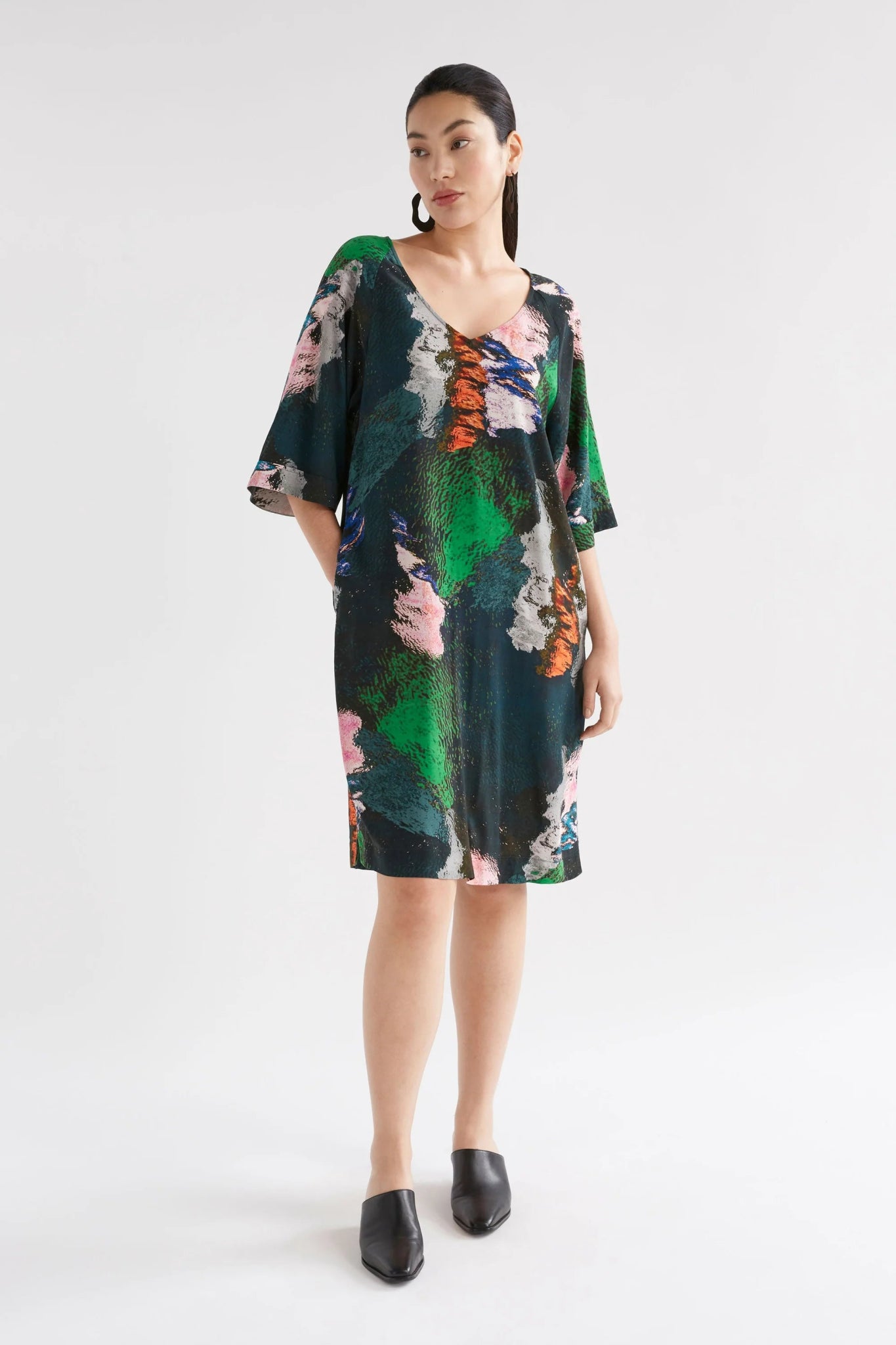 Shop Foljer Dress | Reflections Print - Elk The Label