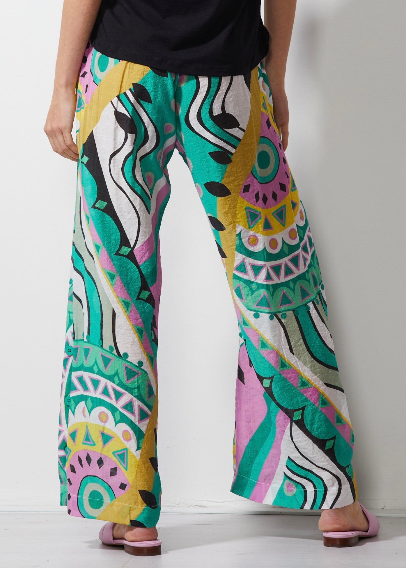 Shop Full Leg Pant | Amalfi Print - Zaket & Plover