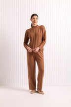 Shop Goddess Pull On Pant - Foil
