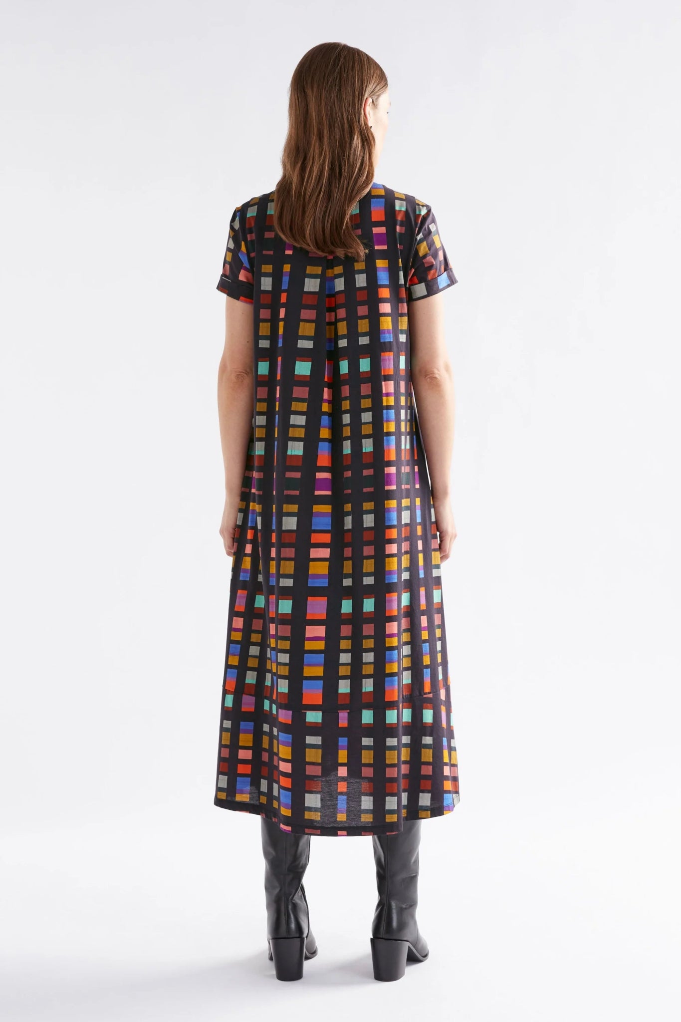 Shop Haki Organic Cotton Dress Tessela Print - Elk The Label