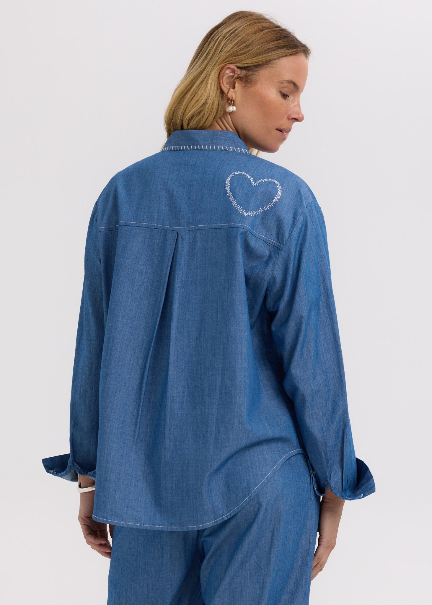 Shop Hand Work Denim Shirt - Zaket & Plover