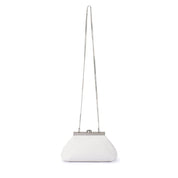 Shop Hanna Woven Straw Clutch Bag | White - Olga Berg