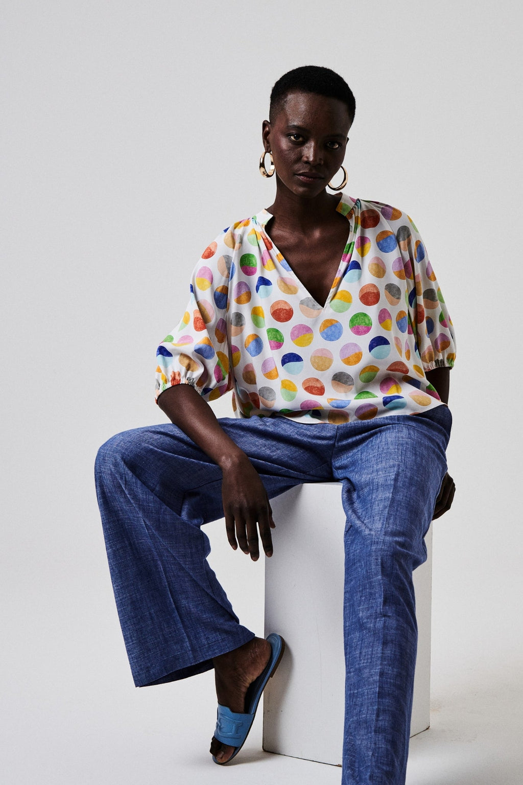 Shop Herzen's Angelegenheit Gigi Silk Blouse - Herzen's Angelegenheit