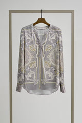 Herzens Ornament Silk Blouse