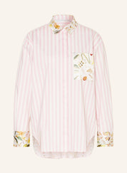 Shop Herzen's Angelegenheit Silk Cotton Collared Shirt - Herzen's Angelegenheit