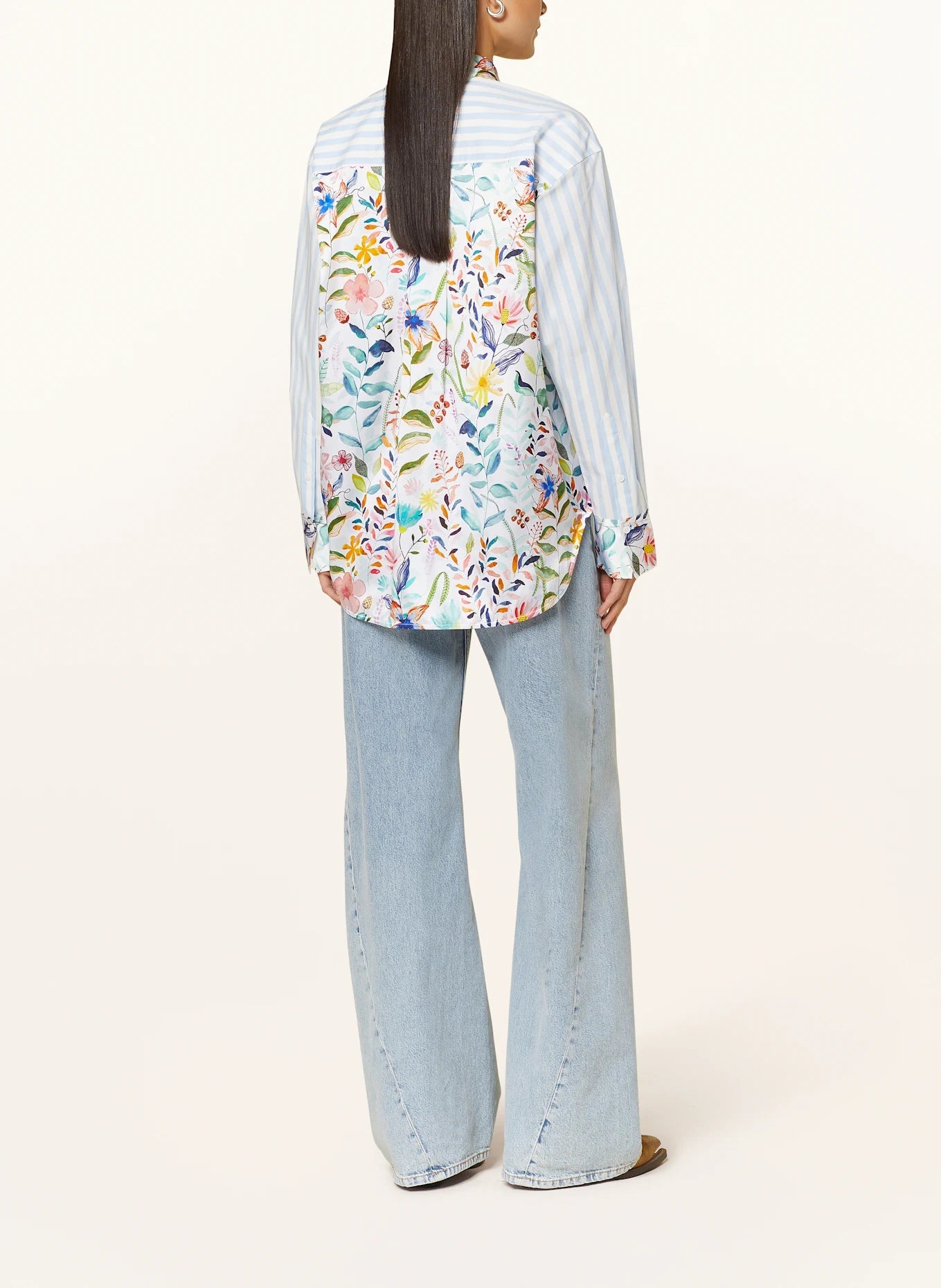 Shop Herzen's Angelegenheit Silk Cotton Collared Shirt - Herzen's Angelegenheit