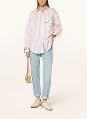 Shop Herzen's Angelegenheit Silk Cotton Collared Shirt - Herzen's Angelegenheit