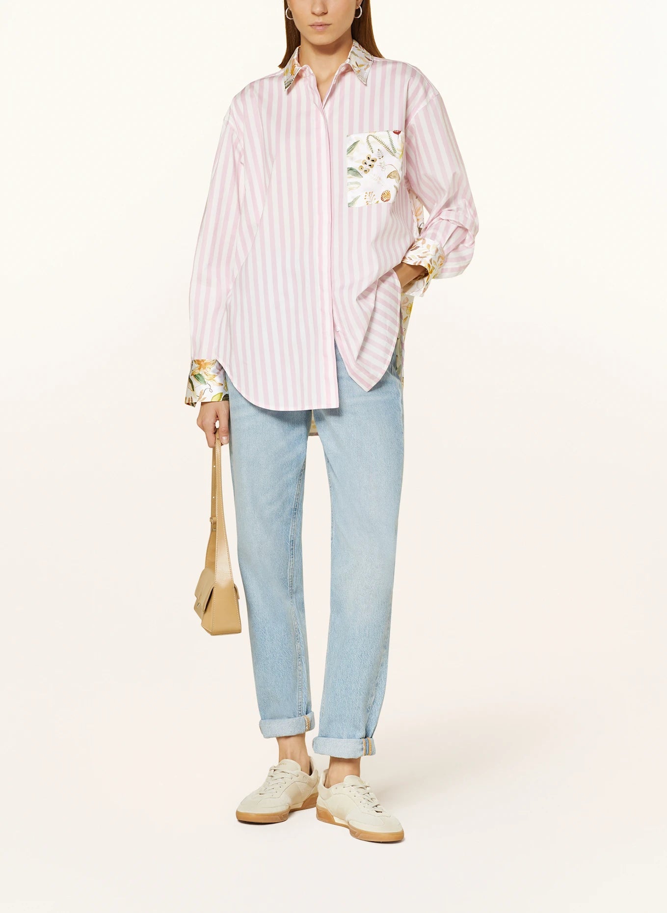 Shop Herzen's Angelegenheit Silk Cotton Collared Shirt - Herzen's Angelegenheit