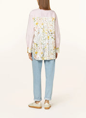 Shop Herzen's Angelegenheit Silk Cotton Collared Shirt - Herzen's Angelegenheit