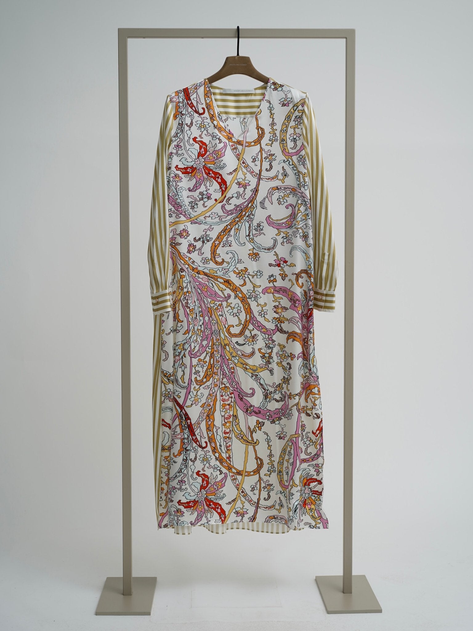Shop Herzen's Angelegenheit Silk Dress in Wildrose Multi - Herzen's Angelegenheit