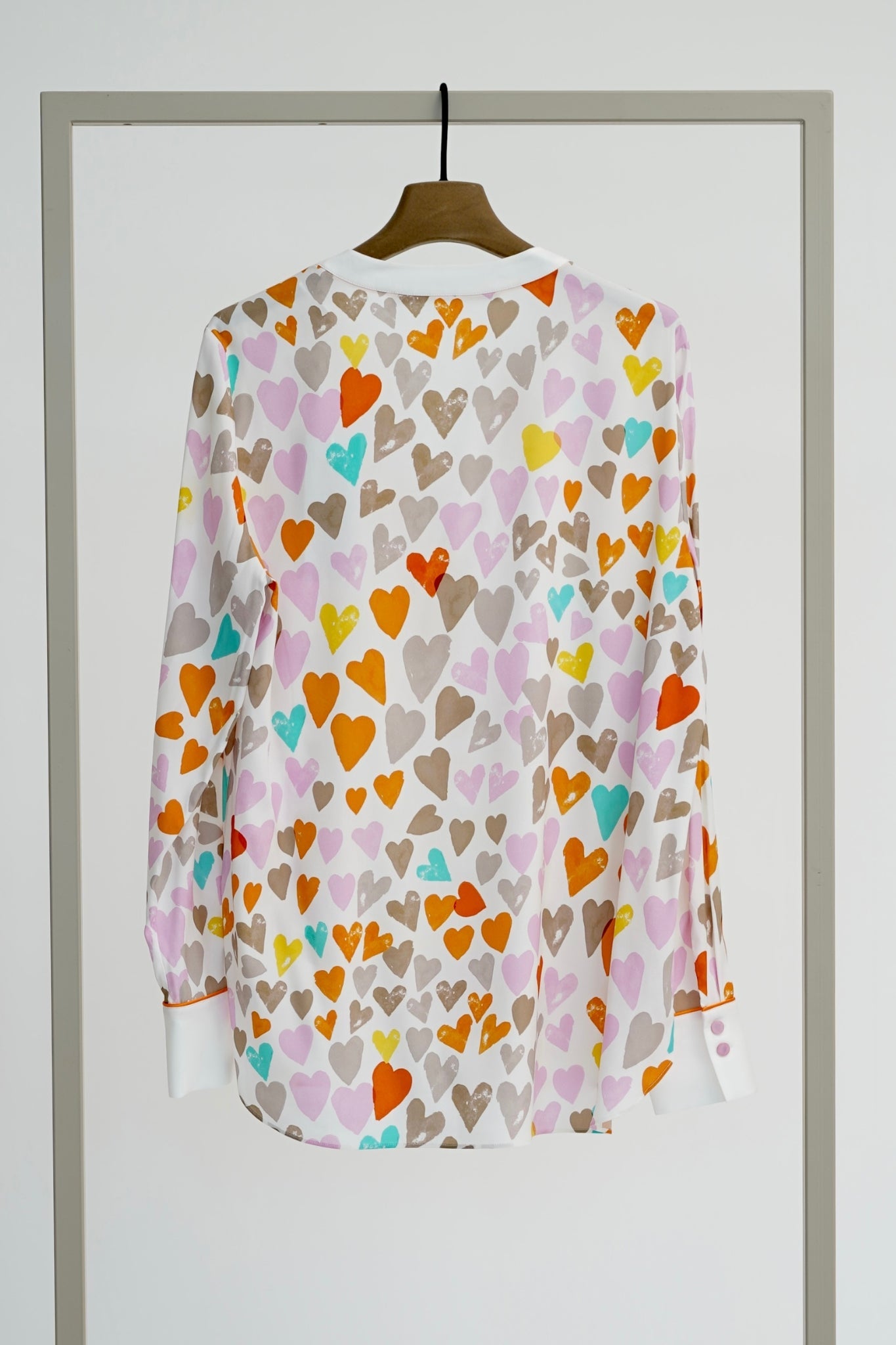 Shop Herzen's Angelegenheit Silk Heart Tunic - Herzen's Angelegenheit