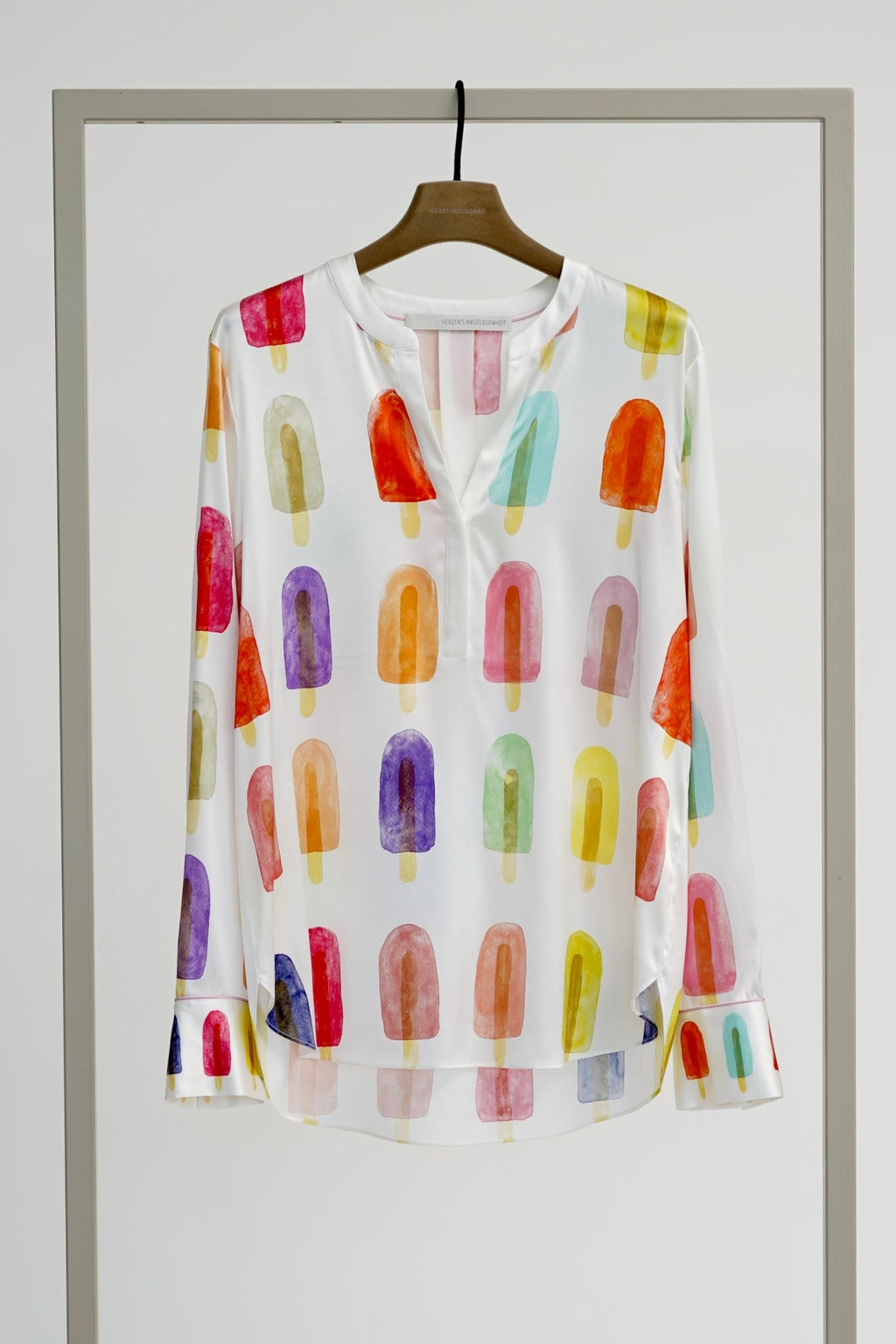 Shop Herzen's Angelegenheit Silk Tunic - Herzen's Angelegenheit