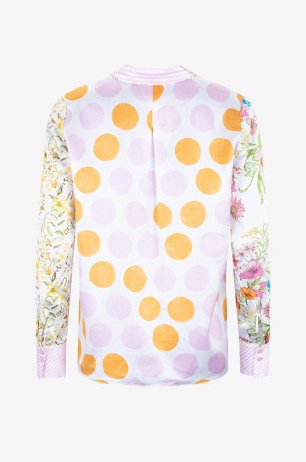 Shop Herzen's Angelegenheit Silk Tunic Quartz Multi - Herzen's Angelegenheit