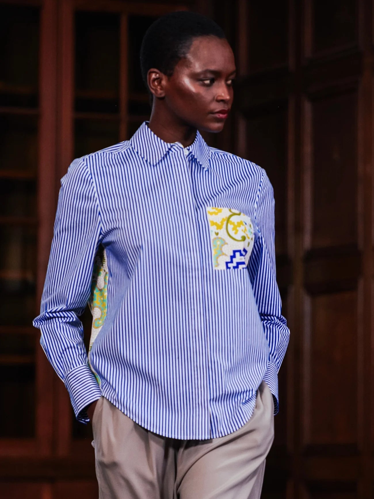 Shop Herzens Cotton Silk Stripe Shirt Style 6222 - Herzens
