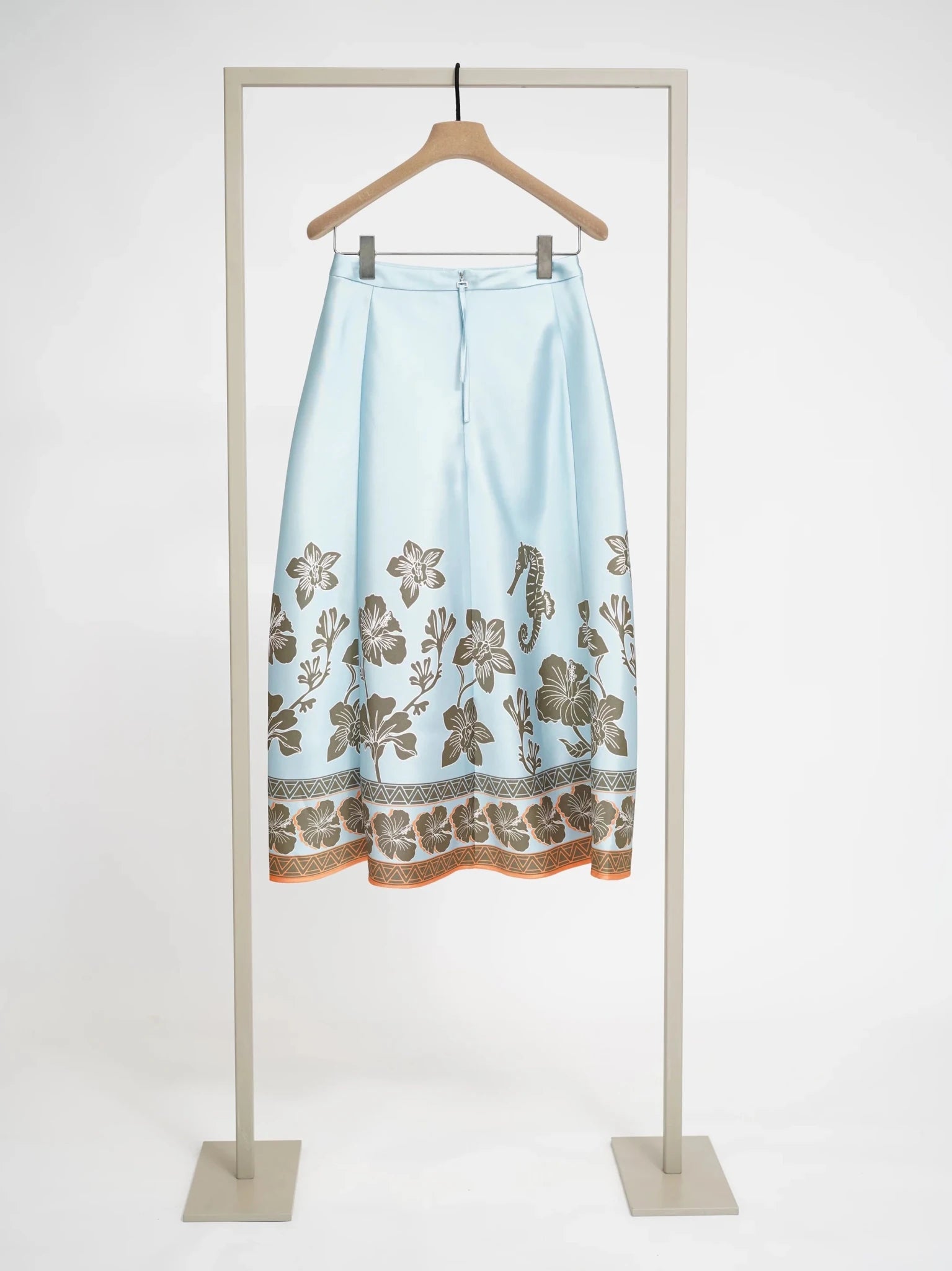 Shop Herzens Rock Skirt Turquoise Orange Tannin - Herzens