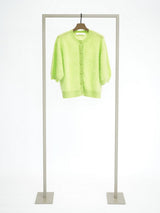 Herzens Short Sleeve Wool Cashmere Cardigan