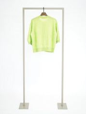 Shop Herzens Short Sleeve Wool Cashmere Cardigan - Herzens