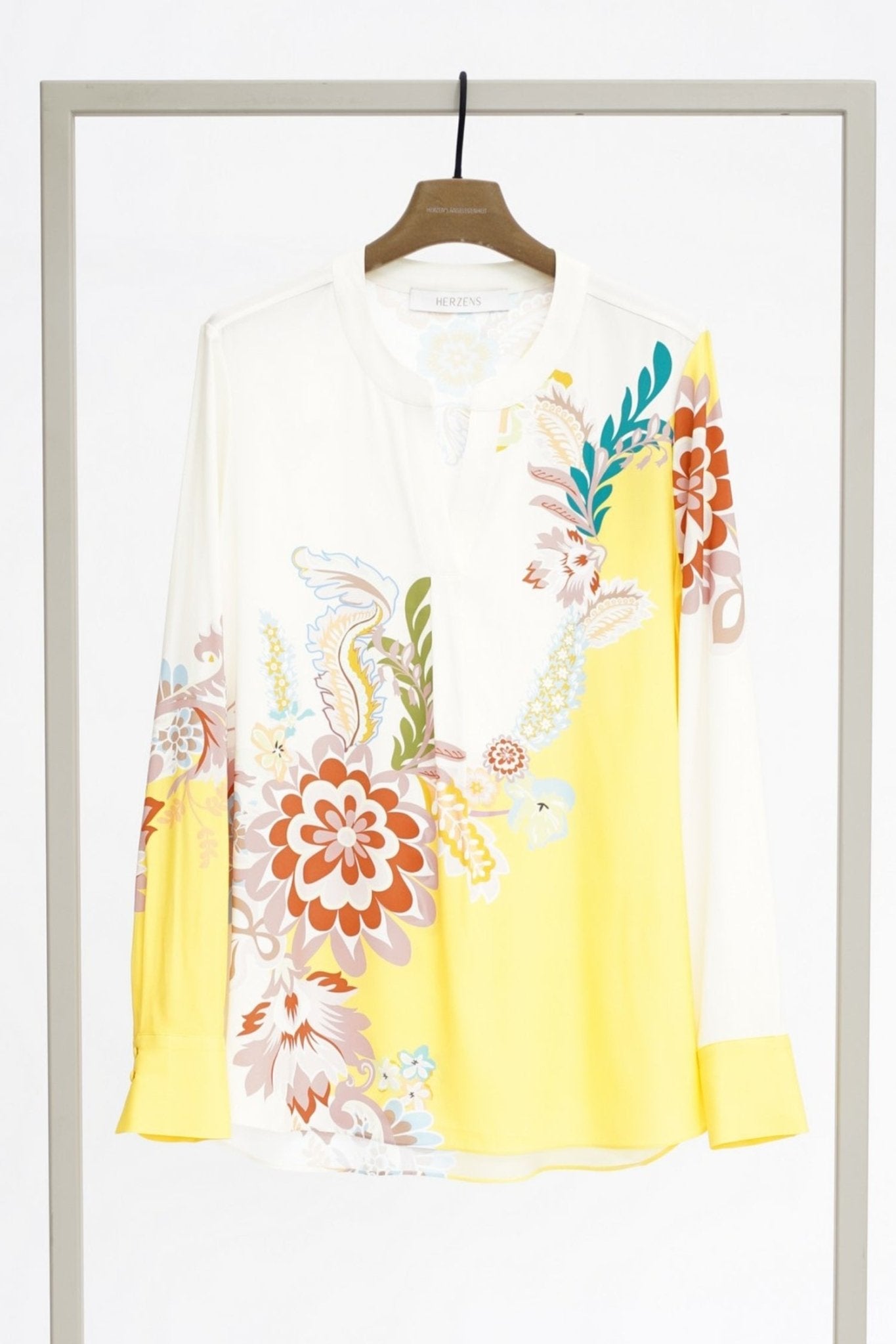 Shop Herzens Stretch Silk Blouse - Herzens