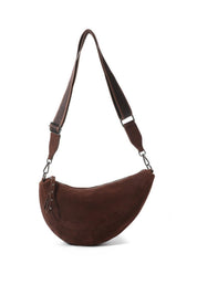 Shop Hi Ho & Co Crescent Suede Leather Crossbody Bag - Hi Ho + Co