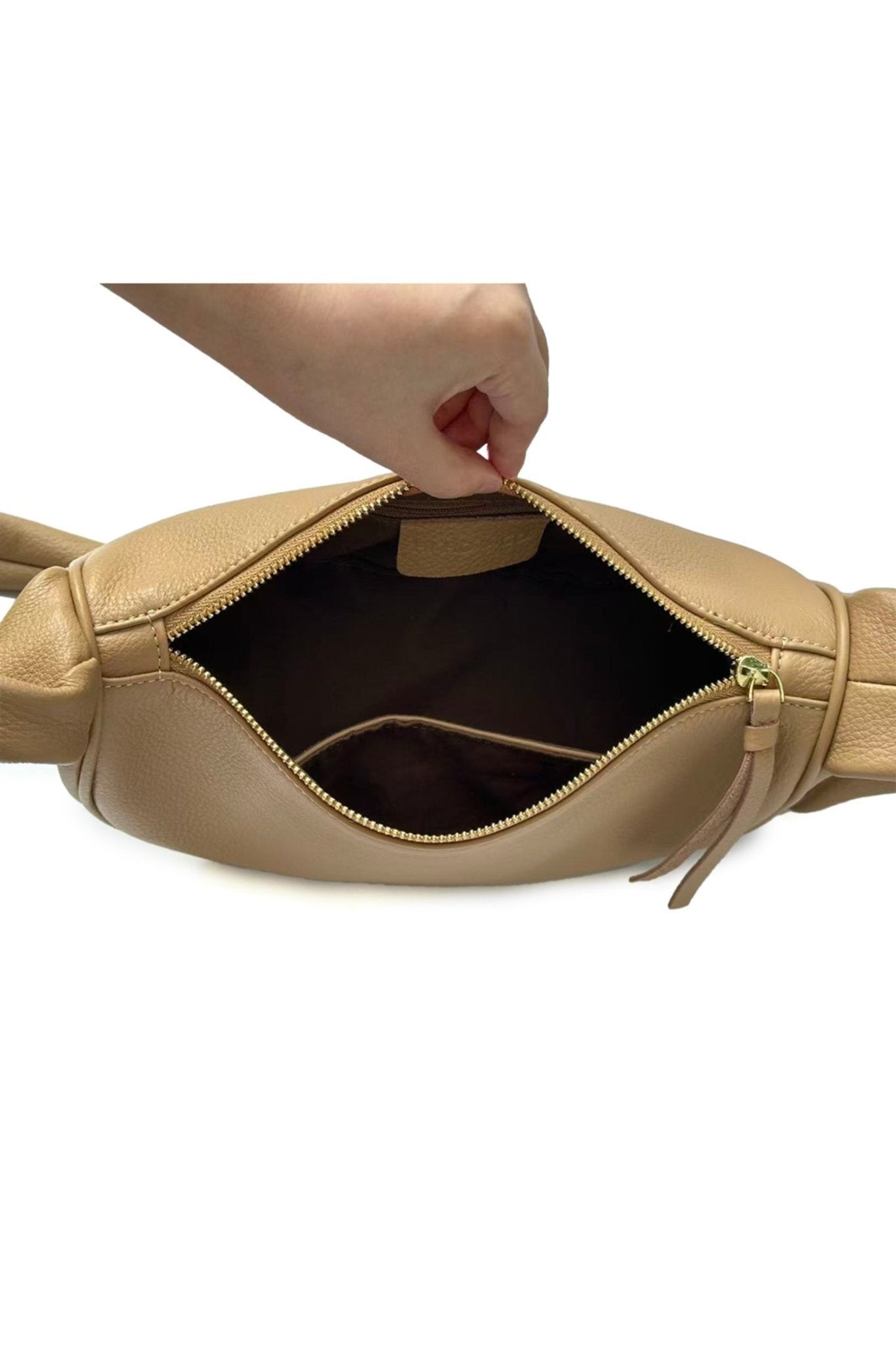 Shop Hi Ho & Co Leather Slouch Bag - Hi Ho + Co