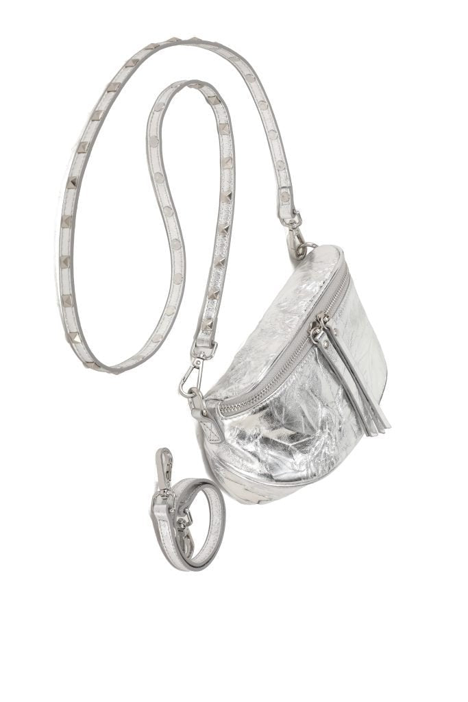 Shop Hi Ho & Co MINI Metallic Leather Crossbody Bag - Hi Ho + Co