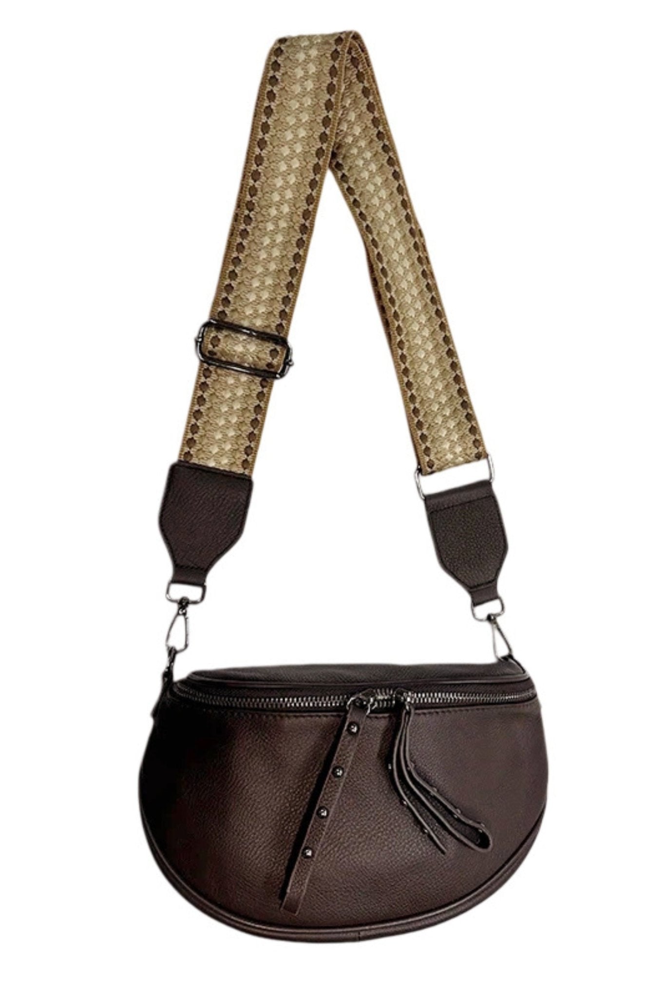 Shop Hi Ho + Co Obsessed Leather Bag with Crossbody Strap - Hi Ho + Co