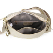 Shop Hi Ho + Co Obsessed Metallic Leather Crossbody Bag - Hi Ho + Co