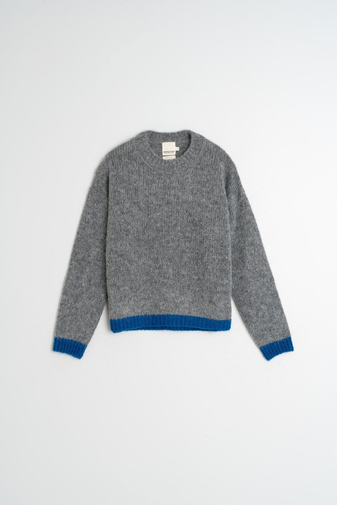Shop Indi & Cold Bicolour Knitted Sweater - Indi & Cold