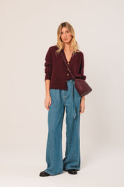 Shop Indi & Cold Bolsos Gathered Bucket Leather Bag - Indi & Cold