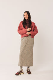 Shop Indi & Cold Cazadora Quilted Kimono Jacket - Indi & Cold