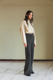Shop Indi & Cold Double Jacquard Knitted Pants - Indi & Cold