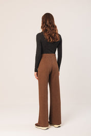 Shop Indi & Cold Double Jacquard Knitted Pants - Indi & Cold