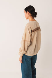 Shop Indi & Cold Ethnic Embroidered Shirt - Indi & Cold